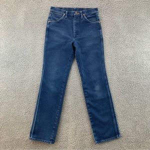 Wrangler Cowboy Cut Stretch Slim Fit Men Indigo Stretch Jean  -  Tag Size: 29x32